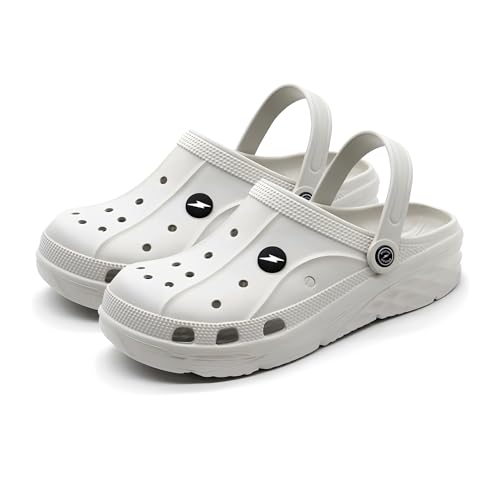 Image of BRUTON Unisex EVA Sandals | Lightweight Clogs with Adjustable Back Strap | Breathable Anti-Slip Casual Sandals for Walking, Beach, Travel & Daily Wear