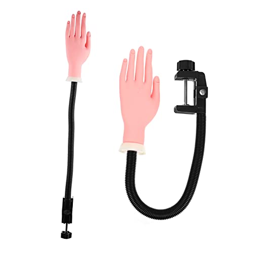 POPETPOP 1 Pc práctica de manicura mano protésica botella de spray continuo exprimidor de pasta de rodante modelos practica las uñas herramientas de manicura clavo