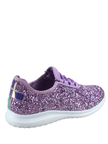 TZ Lotus-08 Women's Comfort Slip On Fashion Color Glitter Walking Runing Flat Heel Sneakers Shoes3