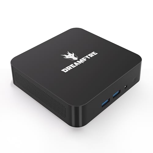 DREAMFYRE Mini PC Computers 16GB DDR4 512GB SSD 12th N95 (Up to 3.4Ghz) Mini Computer with Type-C WiFi5 BT4.2 UHD 4K Gigabit Ethernet Vesa Home/Office/Business Micro Pc Small pc