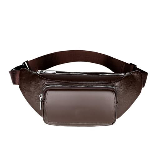 Sac à bandoulière multifonctionnel marron pour le sport et le travail