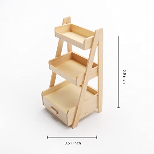 17 Pcs Mini House Furniture Flower Stand Set 1:12 Potted Succulents Miniature Artificial Plant For Diy Mini Garden Decor Mini House Accessories #TOP2