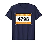 Runner Funny Halloween Costume T-Shirt Racing Bib