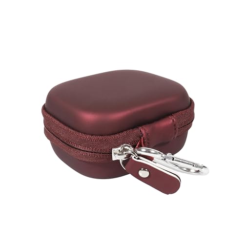Image of Case for JLab Go Pop+,Go Air Pop,Air Tones+ / Tones, JBuds Mini True Wireless Earbuds, Compact Organizer for the Charger case and Charger Cord (Red)