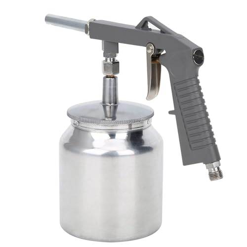 Image of Air Undercoating Spray Gun with 750ml Suction Feed Cup, Air Paint Sprayer Aluminum Alloy Paint Spray Gun PS‑6 30‑120psi for Automobile Rust Proofing, Rubberized Undercoat, Chip Guard Paint
