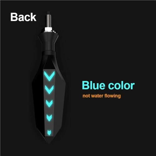 Clignotant LED pour moto feu arrière de ambré séquentiel 8 mm - 4