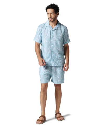 Image of Leriya Fashion Night Dress for Men || Rayon Multi Printed Night Dress for Men || Summer & Beach Wear for Men || Sleepwear Pajama Set for Men || Coord Set for Men