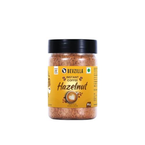 Image of Bevzilla Instant Coffee Powder (Turkish Hazelnut) - 50 Grams