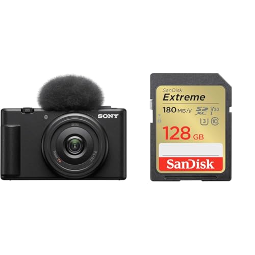SONY(\j[) VlogpJ VLOGCAM fW^J ZV-1F EBhXN[t Pœ_Y ubN ZV-1F B + y TfBXN Ki z SDJ[h 128GB SDXC Class10 UHS-I U3 V30 