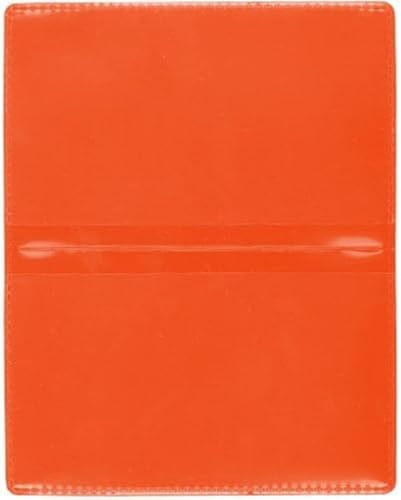 StoreSMART - Folding Business Card Holders - Pack of 2 - Polypropylene Plastic (RPP2915-O-2) Orange - 2 Pack image 4