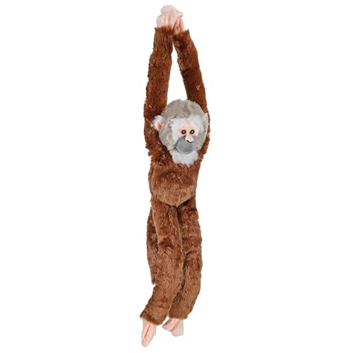 Grande peluche singe écureuil suspendu décoration chambre d'enfant