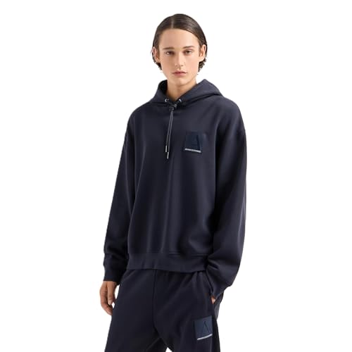 Armani Exchange Men's Ax Logo Cotton French Terry Full Zip Sweatshirt