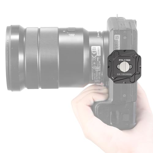 Image of FALCAM F38 Camera Quick Release Plate Compatible with Camera Clip V3 and F38 Backpack Clip (Plate Only) - 2465