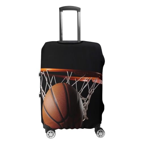 Basketball Luggage Cover Elastic Suitcase Protector Case Anti-Scratch Washable Baggage Covers Protector For Traveling, Aircraft Consignment L4