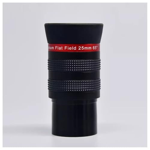 Ocular de 25 mm con 60 grados y campo plano para evitar distorsiones