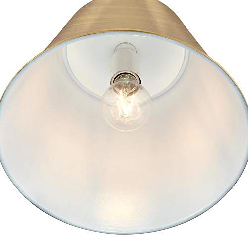 Westinghouse 6111500 Derose Transitional One-Light Indoor Pendant Light Brushed Brass Finish thumb #4