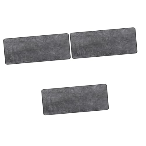 GLEAVI 3 Piezas Toalla de Lavado de Autos Interior del Limpiador del Coche Esponja Absorbente Equipo vacío el Secado Felpa Toalla para secar el Auto paños de Limpieza Fibra extrafina Grey