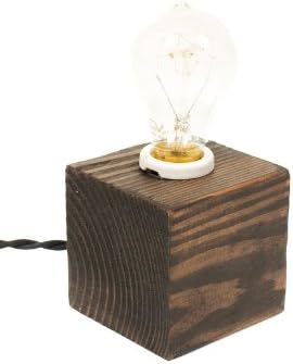 The Minimalist Edison Bare Bulb Table Accent Lamp ( Ebony )