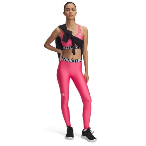 Under Armour Damen UA HeatGear Legging Rosa L – Ansicht 3