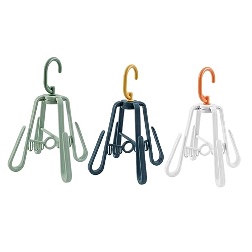 Cabilock Drying Storage Organizer 3-in-1 Shoe Drying Rack Multi-Hook Design Foldable for Quick -Saving