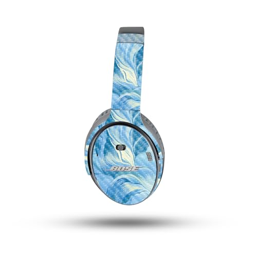 Image of MightySkins Carbon Fiber Skin Compatible with Bose QuietComfort 35 II Headphones - Whimsical | Protective, Durable Textured Carbon Fiber Finish | Easy to Apply, Remove, and Change Style