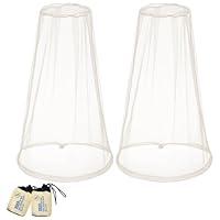 Namalu 2 Stück Mückennetz Kopfnetz Moskito Kopfnetz mit Tragetasche Fliegennetz für Gesicht für Outdoor Wandern Camping Imkerei Fliegen Midges Insekten(Beige)