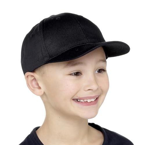 A2Z 4 Kids Girls Boys Baseball Cap Trucker Sun Protection Solid Colour Breathable Fabric Comfortable Fit for Everyday Wear Lightweight Sports Headwear Hats Adjustable Snapbacks