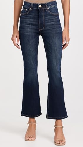 DL1961 Women's Bridget Boot High-Rise Crop Jeans in Thunderbird2