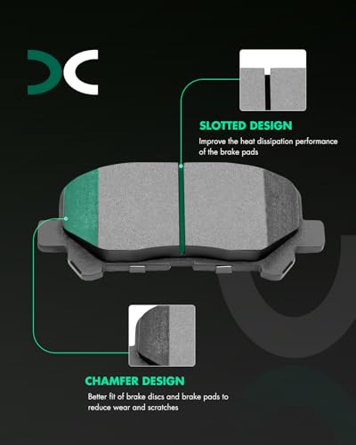 Image of SCITOO Rear Brake Kits Drill & Slotted Brakes Rotor Brakes Pads:31469;D1281