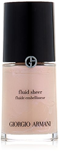 Giorgio Armani Fluid Sheer, No. 7 Pale Shimmering Rose, 1 Ounce