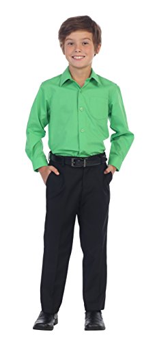 Image of Gioberti Boys Long Sleeve Solid Dress Shirt