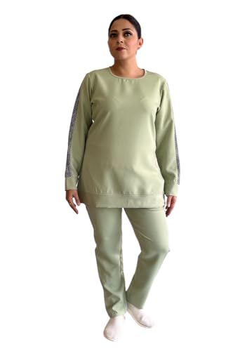 Survêtement athlétique modeste femme LA KASHA avec sweat à capuche