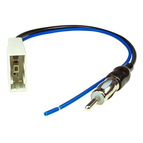 tomzz Audio 1538-000 Adaptateur d'antenne GT13 DIN Compatible avec Nissan Navara Pathfinder Tiida Qashqai Juke Honda CR-V Civic Jazz