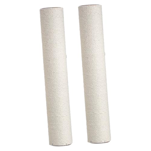 Abaodam 2 Pilares para Trepar Gatos Estructuras para Trepar Accesorios para Gatos Rascadores para Gatos para Exteriores De Sisal Beige