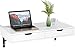 Homfa Mesa de Pared Estante de Pared con 2 Cajones Mesa de...
