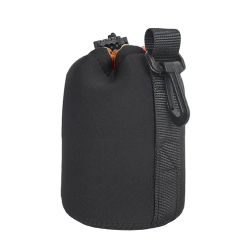 Xijobido Étui pour téléobjectif, étui pour Appareil Photo en néoprène,Grand Sac à lentilles en néoprène | Housse de Protection d'objectif, Sac d'objectif DSLR en néoprène Souple pour Le Stockage