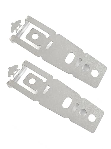 2-Pack Rust Resistant Stainless Steel WD01X27759 Dishwasher Mounting Brackets for GE