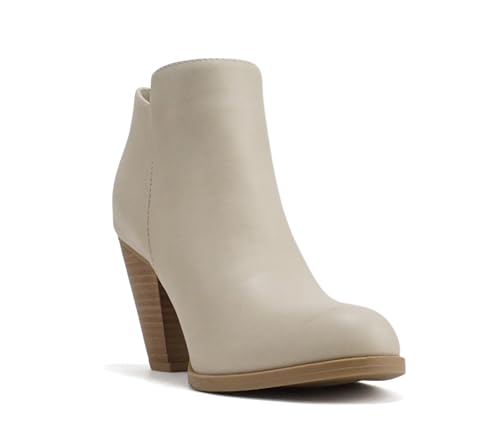 Soda Women's Ages Tassel Zip Chunky Heel Bootie - Image 5