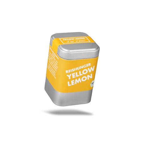 REISHUNGER BIO Yellow Lemon Gelbes Reis Gewürz mit Kurkuma, Ingwer und Zitrone (80g) - Vegan...