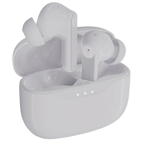 Image of Soundwave A1 Plus (2025 Edition) Active Noise Cancelling Earbuds, 6 Mics, 48H Total Playtime, 15 Mins = 6 Hours Playtime - Grey