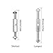 Rrina 10Pcs 86 Type Wall Box Repair Tool Electrical Light Switch Socket Junction Stash Bottom Boxes Repairer Cassette Embedded Installation Maintenance Support Rod