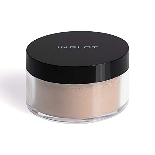 Inglot Loose Powder, Bietet Hohe Deckkraft, Ideal für Alle Hauttypen, Erzeugt Foundation mit Ausgezeichneter Haftung, Mattes Finish, Perfektes Make-up Vegan, 23 g : 12