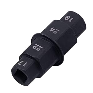 Motorzeskant-spilgereedschap | Motorwiel Spilsleutel – Spindelgereedschap voorwiel voor motorfietsen, multifunctionele inbussleutel Horypt