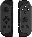 【Eingebauter Doppelmotor und Bewegungssteuerung】 Mit der somatosensorischen 6-Achsen-Kreisel-Bewegungssteuerung erkennt der drahtlose Switch Controller Änderungen in Richtung und Sichtfeld mit hoher Präzision. Und unterstützt Dual-Shock-Funktionen, bietet hervorragende Vibrationseffekte und verbessert Ihre Spiele.