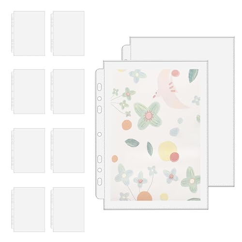 Carpeta para Colección de Tarjetas PP | Carpeta Transparente de 10 Hojas, A5 & A6 Portatarjetas Álbum de Fotos para Fotografías, Sobres, Fotocards, Entradas – Para Hogar, Oficina & Coleccionistas, Niñ
