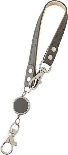 スリップオン(SLIP-ON) ノワールリール付きマルチストラップ AL 本革 チャコールグレー NSL-1802-CHG