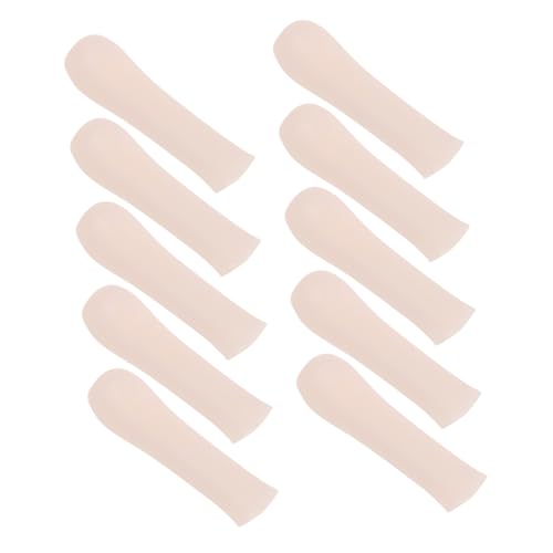 Ipetboom 10pcs Ear Spoon Tips Accessory Set Silicone Ear Spoon Tips Replacement for Ear Cleaner Safe Comfortable for Boys and Girls Adults