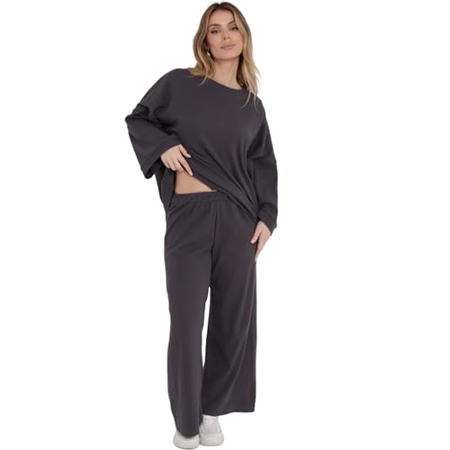 Vêtements confortables et décontractés grande taille ensemble côtelé - 2