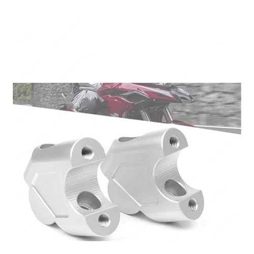 Abrazadera de elevaci&oacute;n motocicleta aluminio negro plata para TRK 702 X 3