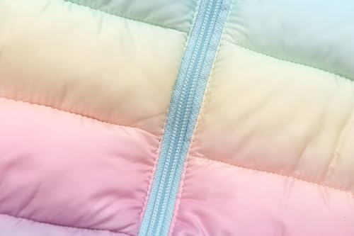 AIWUHE Baby Puffer Jacket Hooded Light Winter Coats Bear Ears Zipper Up Down Coats Outwear for Toddler Boys Girls 6M-4T4